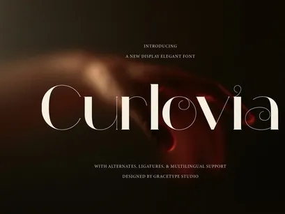 Curlovia | Display Elegant Font