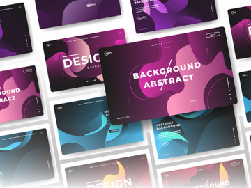 Abstract trendy gradient background preview picture