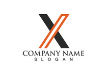 X Logo Template vector icon