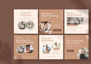 Online Course Instagram Design - Feed and Story