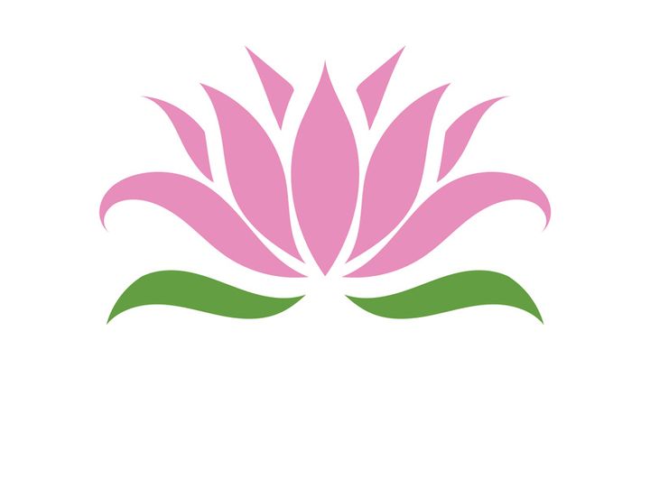 Lotus flower logo vector