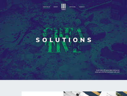 Agency Landing Page [PSD]