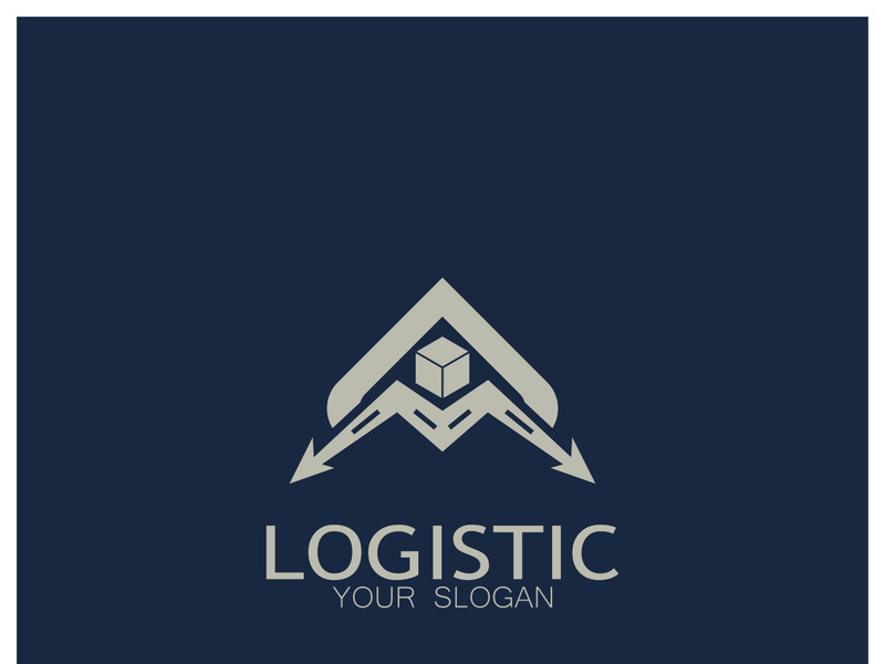 logistics logo icon illustration vector design  distribution symbol  delivery of goods  economy  finance