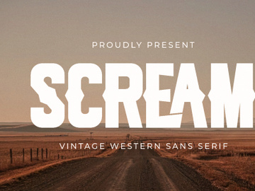 Scream - Vintage Western Sans Serif preview picture