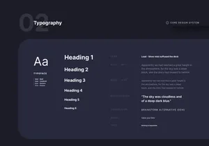 Core Design System - Free Sketch File
