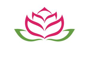 Lotus flower logo vector