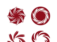 Vortex vector illustration icon logo template design