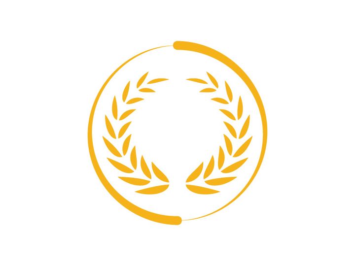 Agriculture wheat rice icon illustration