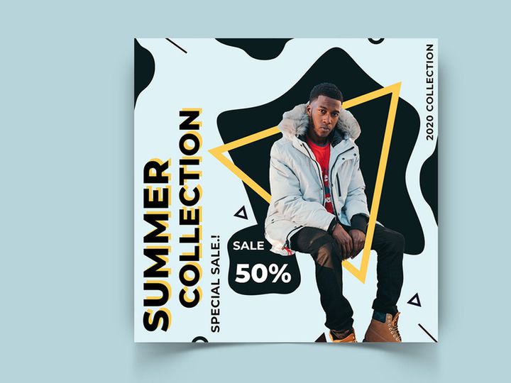 Fashion Sale Social Media Post Template