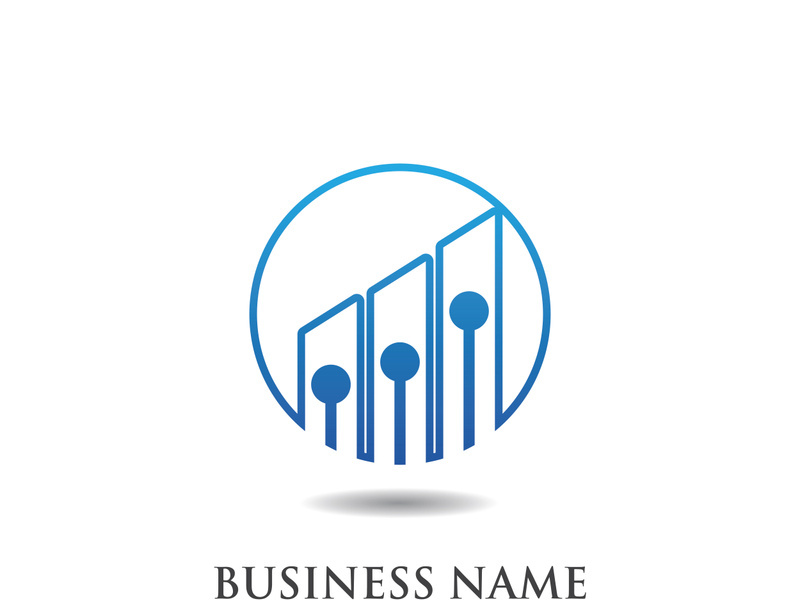 Business Finance Logo template vector icon design