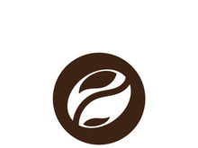 coffee bean icon vector illustration template