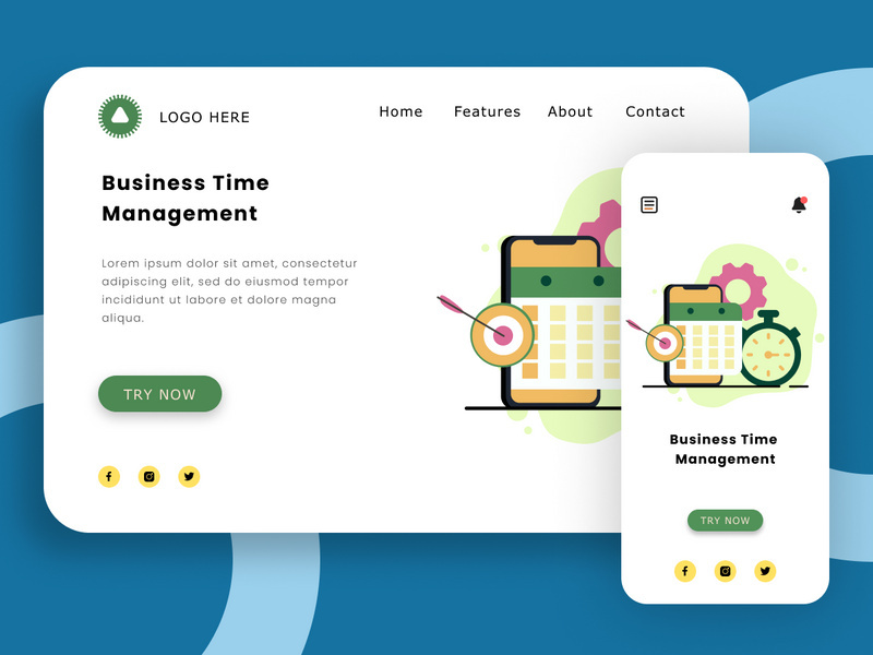 Business Time Management concept