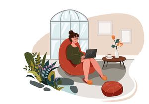 M87_Work from home Illustrations