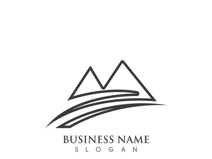 Mountain icon Logo Template Vector illustration design