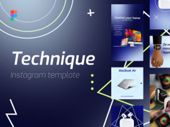 Shop social media template