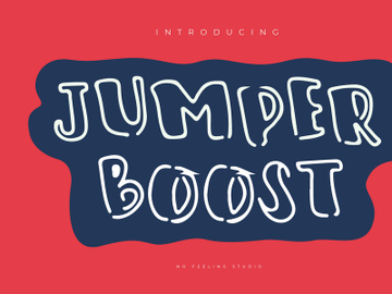 Jumper Boost - Display Font preview picture