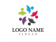 Community logo and symbol vector icon template