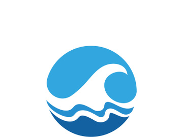 Water wave icon preview picture