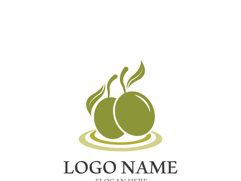 olive icon vector illustration design template