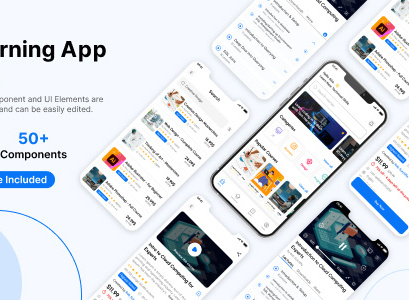 E-Learning App UI Kit Template