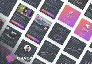 Grada - Free Figma UI Kit