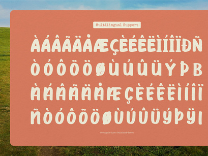 Secangkir Glass | Bold Hand Drawn Font