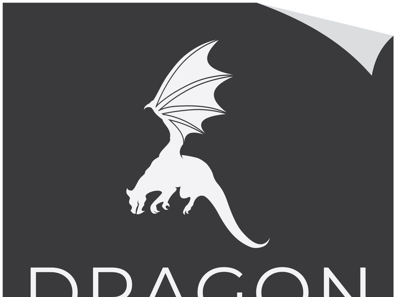 Dragon logo art illustration