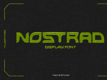 NOSTRAD - SCI-FI DISPLAY FONT preview picture