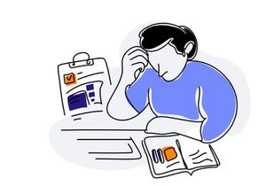 Financial Business Flat Illustration