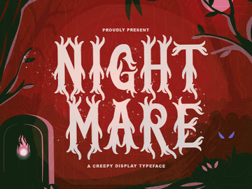 Nightmare - Horror Font preview picture