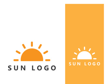 Creative and unique sun logo design. preview picture