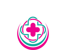 Health medical logo template vector illustration design