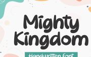 Mighty Kingdom - Handwritten Font
