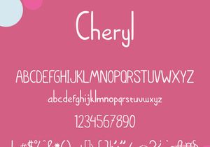 Cheryl - A Playful Font