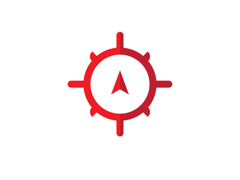 Compass Logo icon illustration design