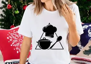 Culinary Arts Chef Hat Pot Spoon Icon in Triangle Frame