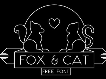 Fox & Cat Typeface preview picture