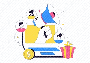 10 Empfehlungsmarketing-Illustration