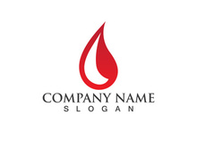 Blood drop donor vector icon