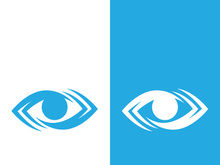 Eye logo icon design template illustration