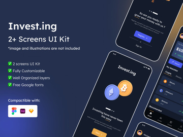 Investing mobile app preview picture