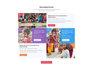 Charity & Fundraising PSD Template