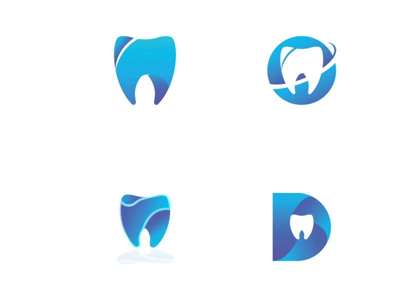 Dental abstract logo. Dental Health, dental care and dental clinic. Logo for health, dentist and clinic.