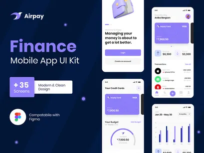 Airpay - Finance App UI Kit