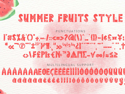 Summer Fruits Style