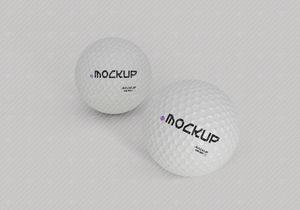 Golf Ball Mockup