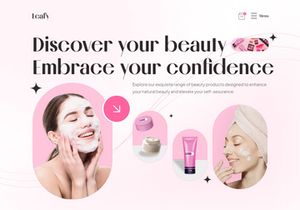 Leafy - skincare store website