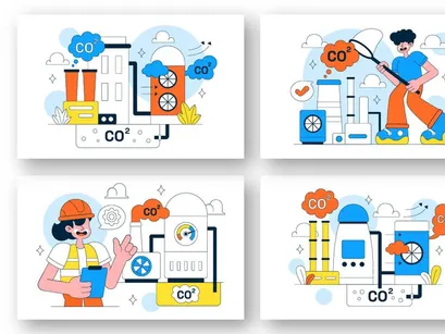 10 Carbon Capture Technology Illustration