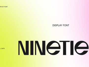 Nineties - FREE Display Font preview picture