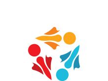 Community logo business template and icon people vector